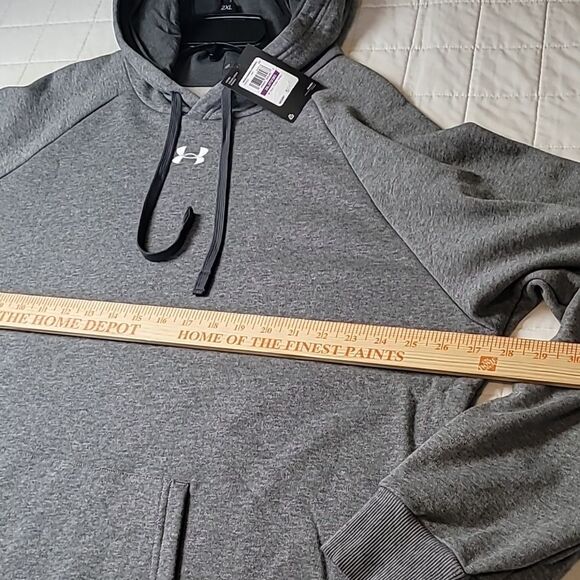 NWT Men's Under Armour UA Rival Fleece Hoodie 2XL - Picture 7 of 7